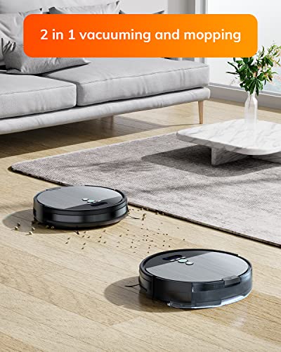 Robot Vacuum and Mop Combo with Self Emptying Station, LiDAR Navigation Y208980
