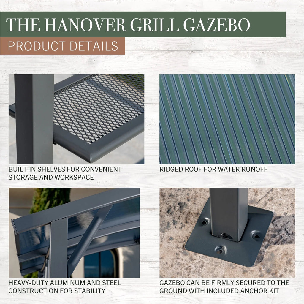 Grill Gazebo 90" x 59" x 90" W43074