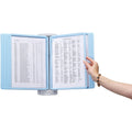 Wall Reference System, 20 Sheet Capacity, Blue/Gray C32036