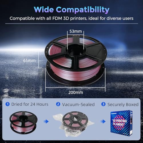 PLA Filament 1.75mm Burnt Titanium 1kg O697964