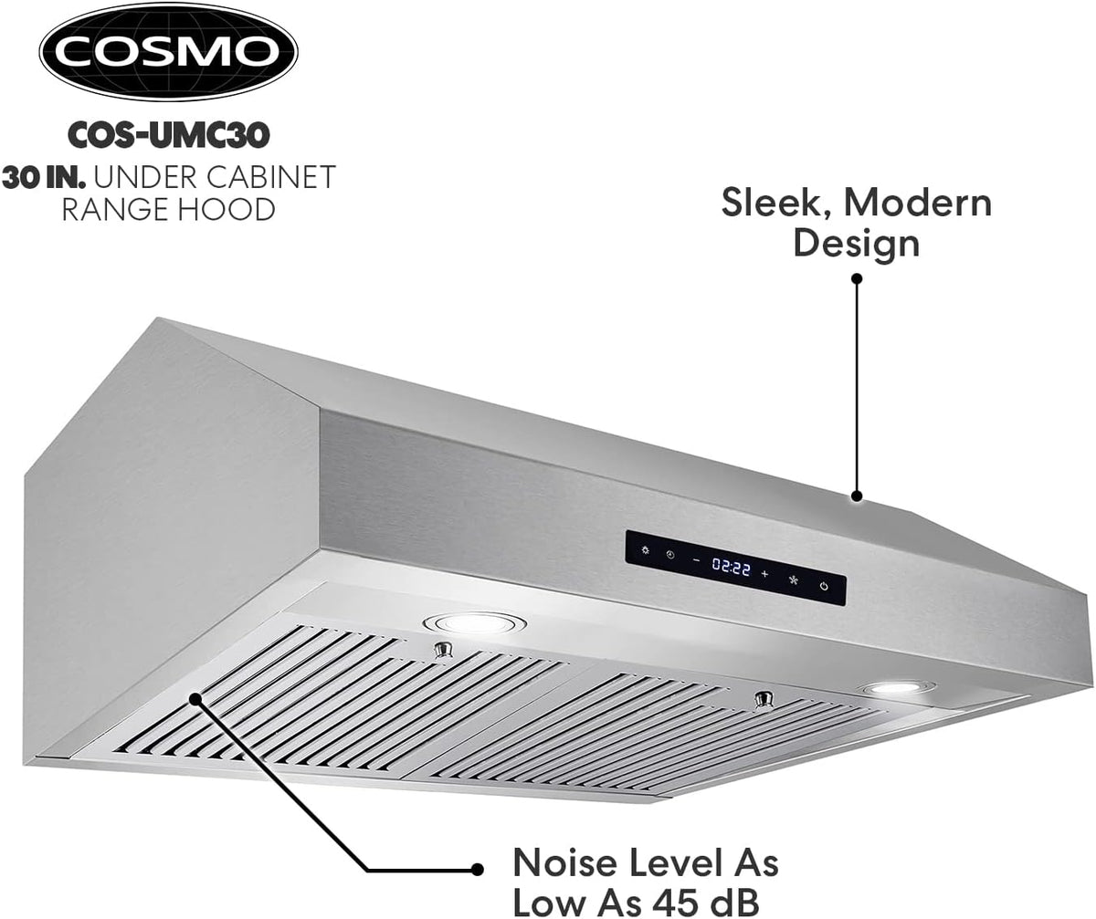 30 in. Ducted Under Cabinet Stainless Steel Range Hood I46141