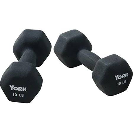Black 8 lbs Neoprene Hexagon Fitbell J79702