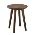 Dark Brown Acacia Wood Outdoor Side Table N428183