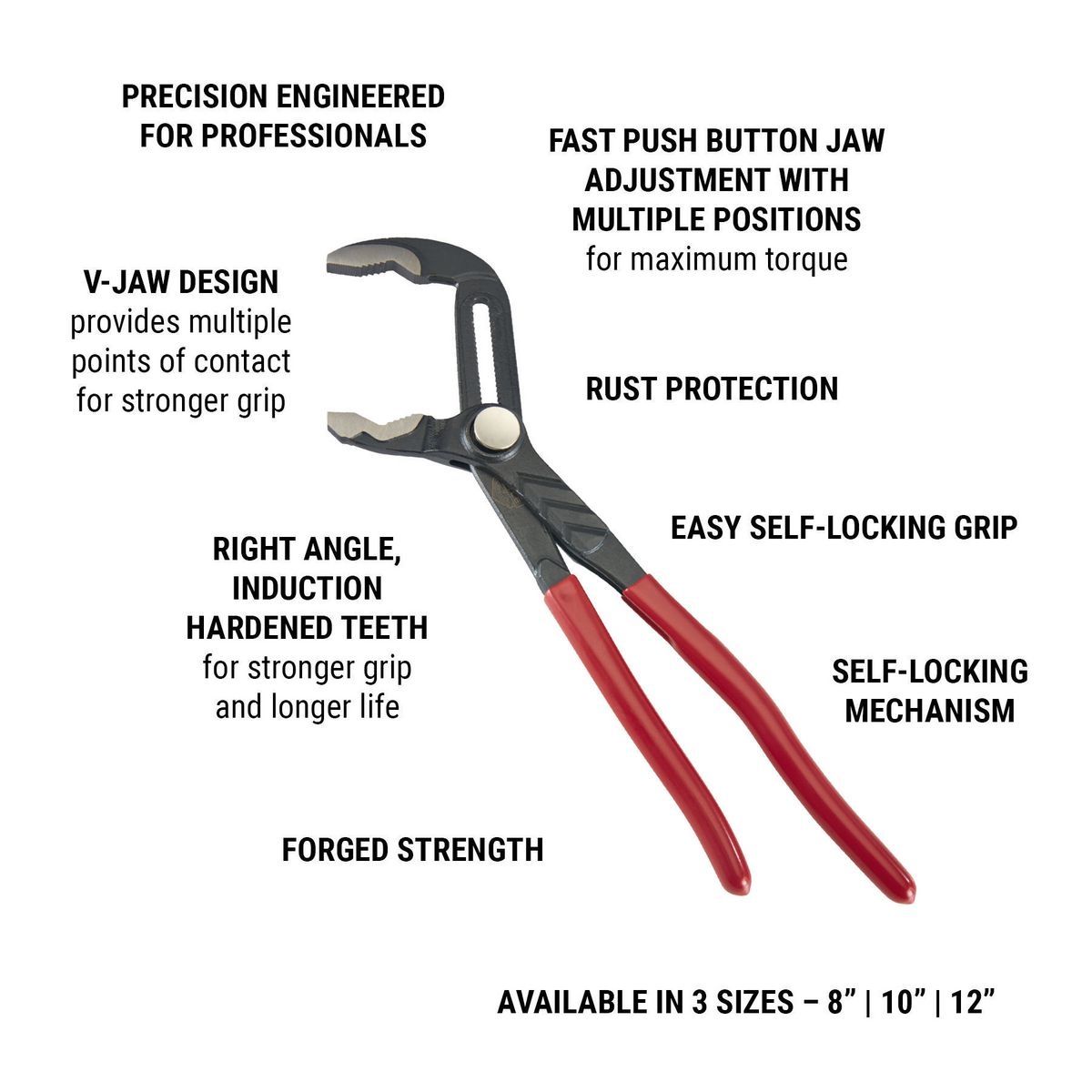 8 in. Water Pump Pliers H647692