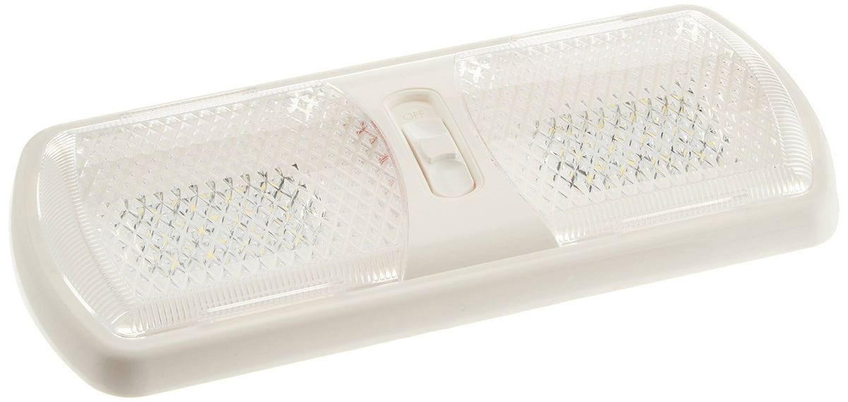 Bright White Double Surface Mount LED Dome Light E290