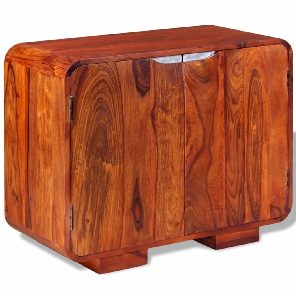 Solid Sheesham Wood Sideboard Storage Cabinet N2093