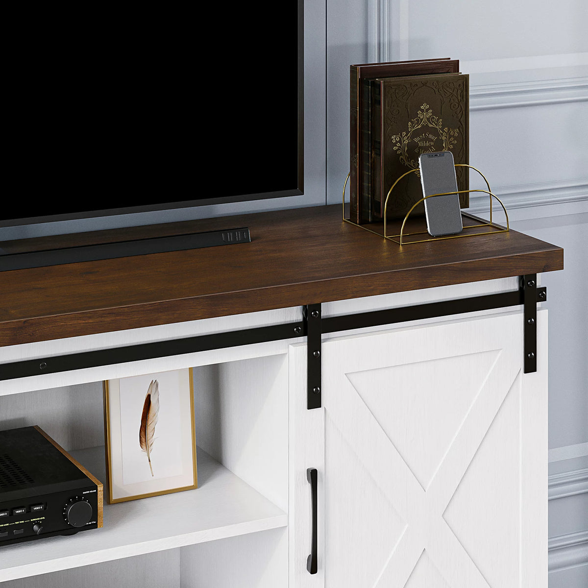Farmhouse TV Stand for 65 inch TV T50170