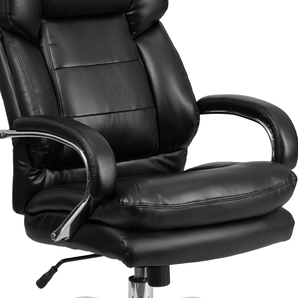 Black LeatherSoft Swivel Executive Office Chair R150