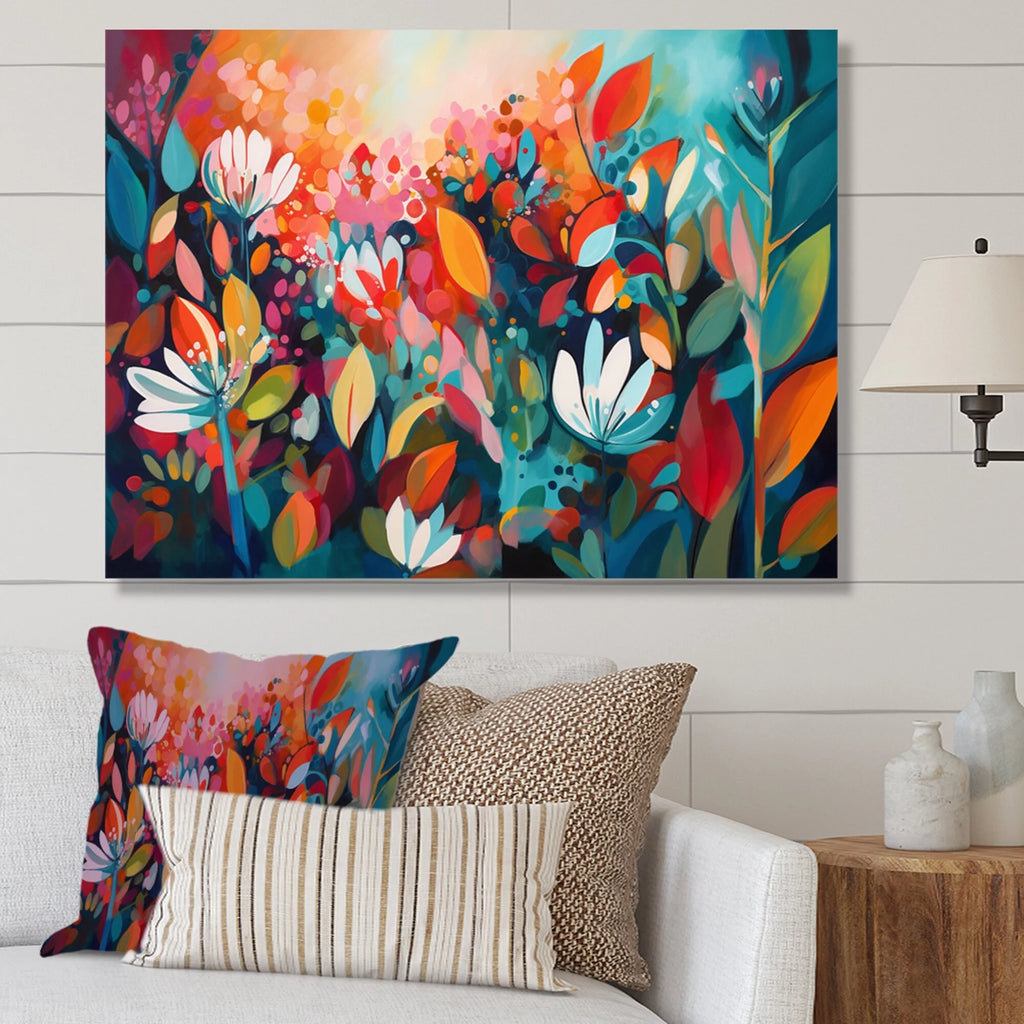 Floral Canvas Wall Art 32 in. wide x 16 in. high V68913