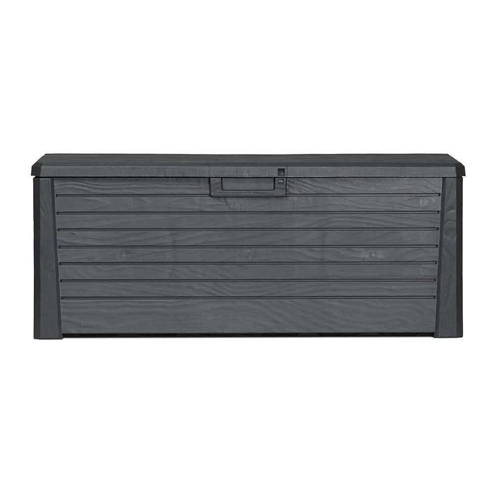 Waterproof 145Gal Deck Patio Storage Box Bench P53164