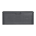 Waterproof 145Gal Deck Patio Storage Box Bench P53164