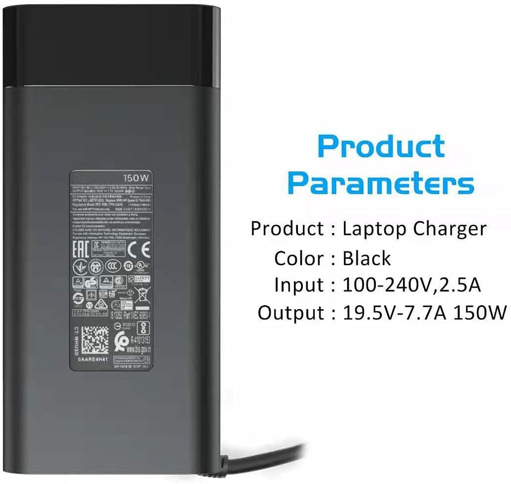 Slim 150W AC Adapter for HP OMEN 15 17 Laptop, Pack of 2 E21692