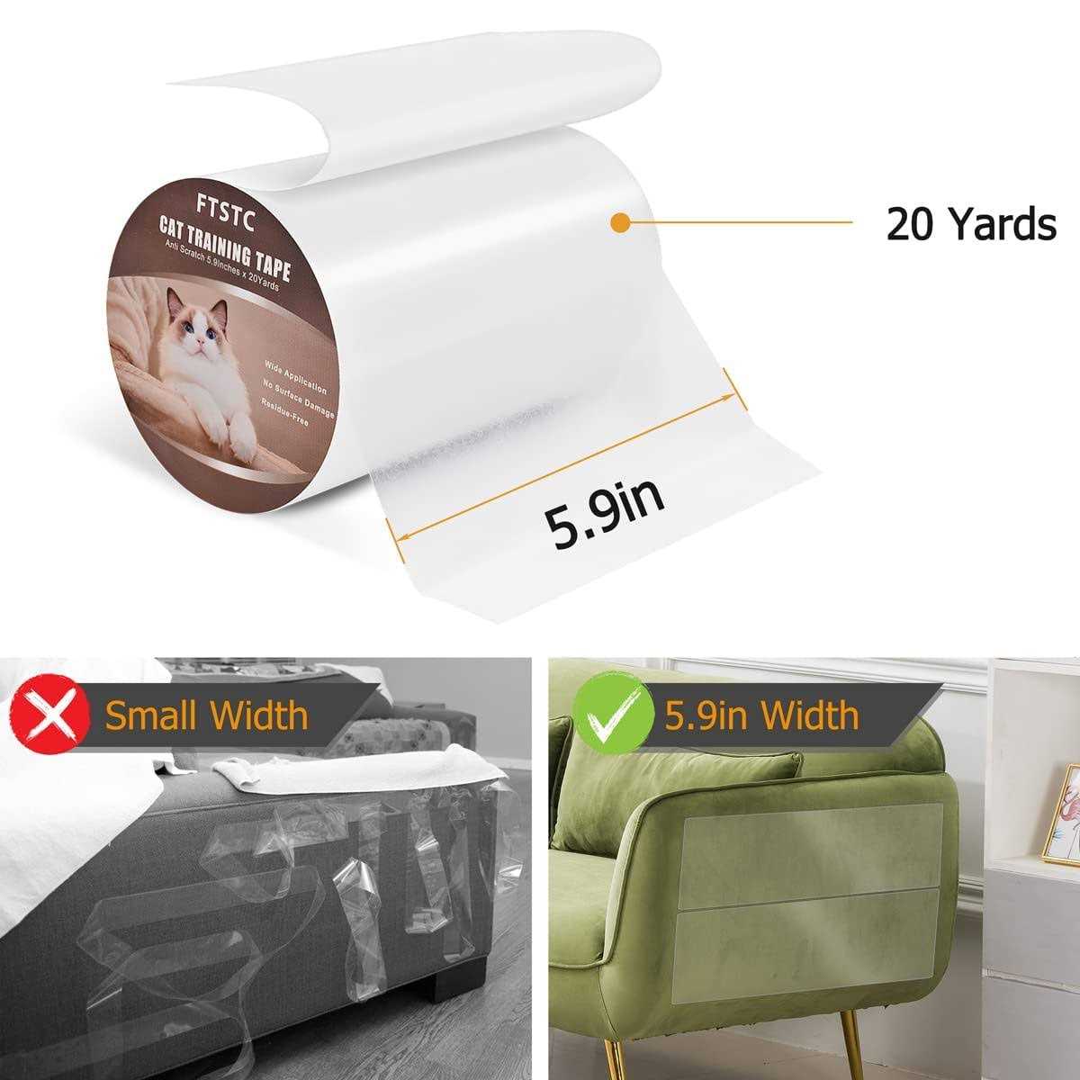 5.9in Clear Self-Adhesive Furniture Protectors R757