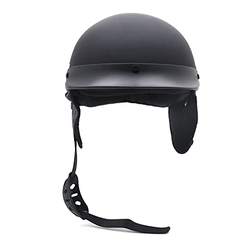Matte Black Half Face Helmet P888630