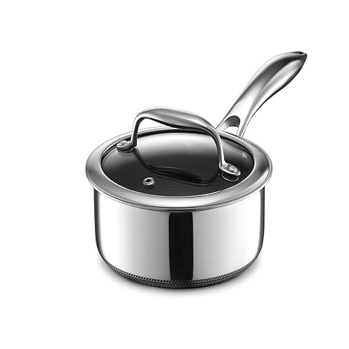 1-Quart Nonstick Saucepan with Tempered Glass Lid Q275494