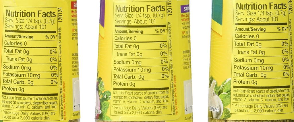 All Natural Seasoning Blends 2.5 oz W78089