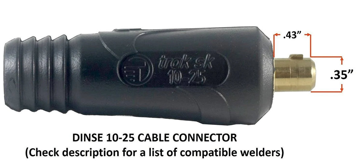 150 Amp Welding Leads Assembly Set #4 AWG Cable Z49694