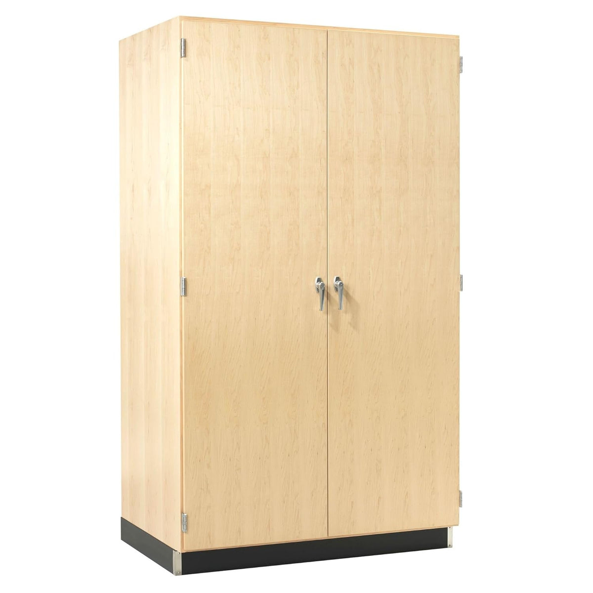 48"W x 30"D x 84"H Maple Storage Cabinet with 7 Drawers and Locking Double Doors V386
