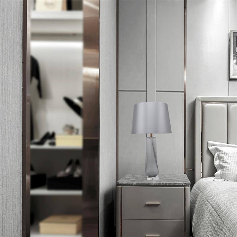 Smoke Grey Table Lamp Set of 2 Z619