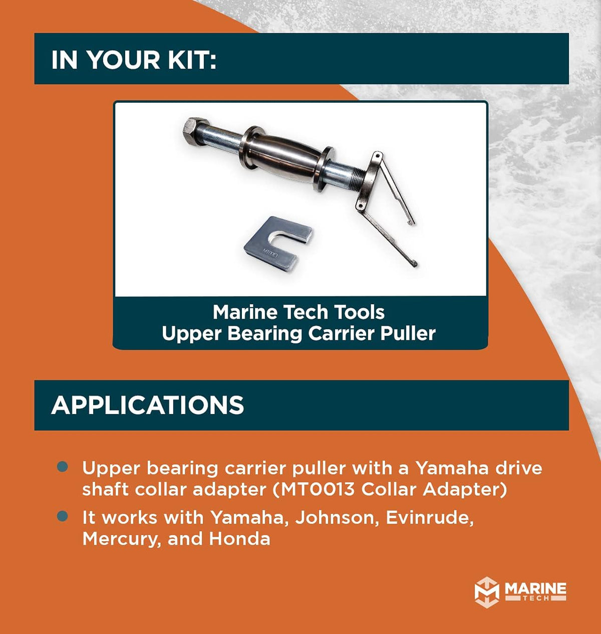 Upper Bearing Carrier Puller with Drive Shaft Collar Adapter S98549