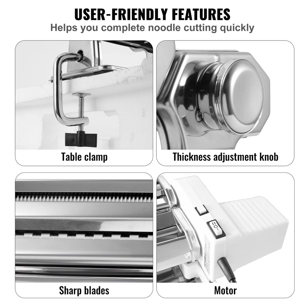 Electric Stainless Steel Pasta Maker Machine F668793