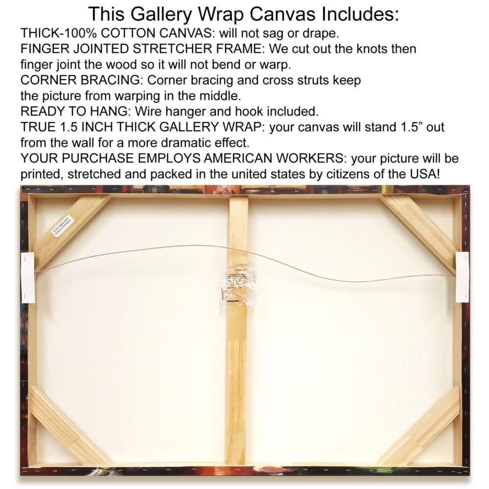 Give Thanks Unto The Lord Giclee on Gallery Wrap Canvas Q6567