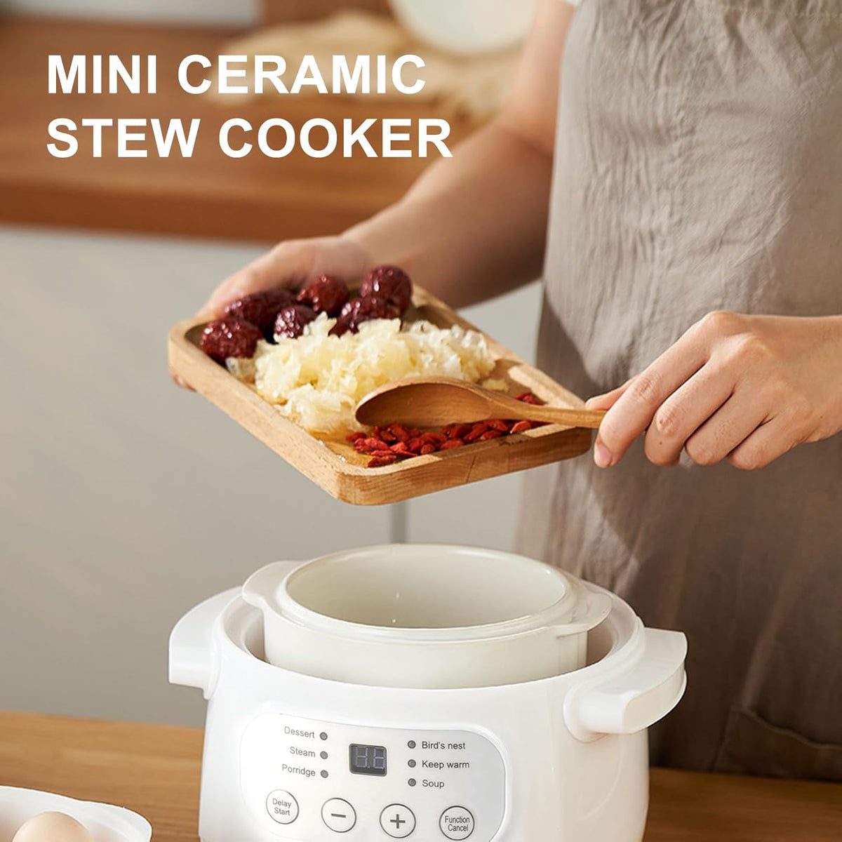 Mini Ceramic Stew Cooker W35022