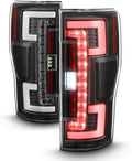 Black LED Tail Lights Driver+Passenger Side N13974