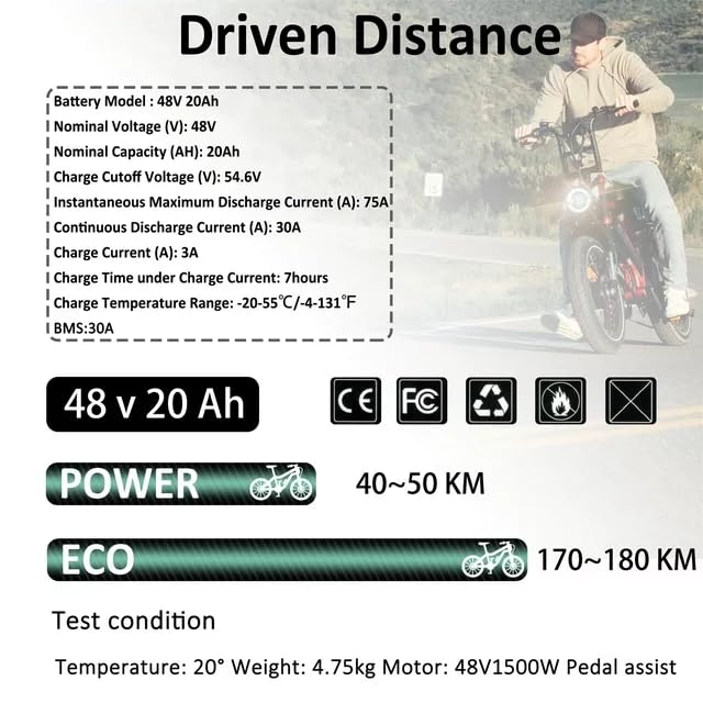 48V 10AH Lithium Electric Bike Battery with Charger Z842999