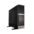 Black-Silver Slim MicroATX Case Q47085