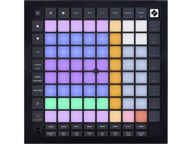 MIDI Grid Instrument Controller with Studio Headphones R183