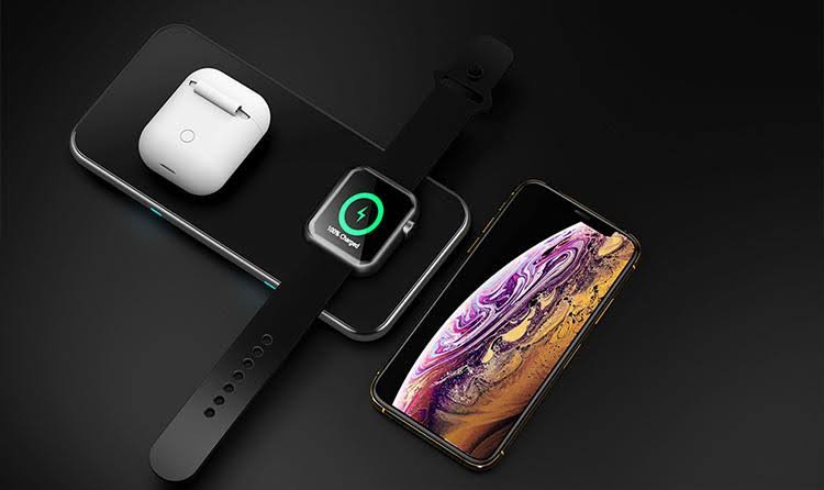 3 in 1 Glass Wireless Charge Pad Q468703