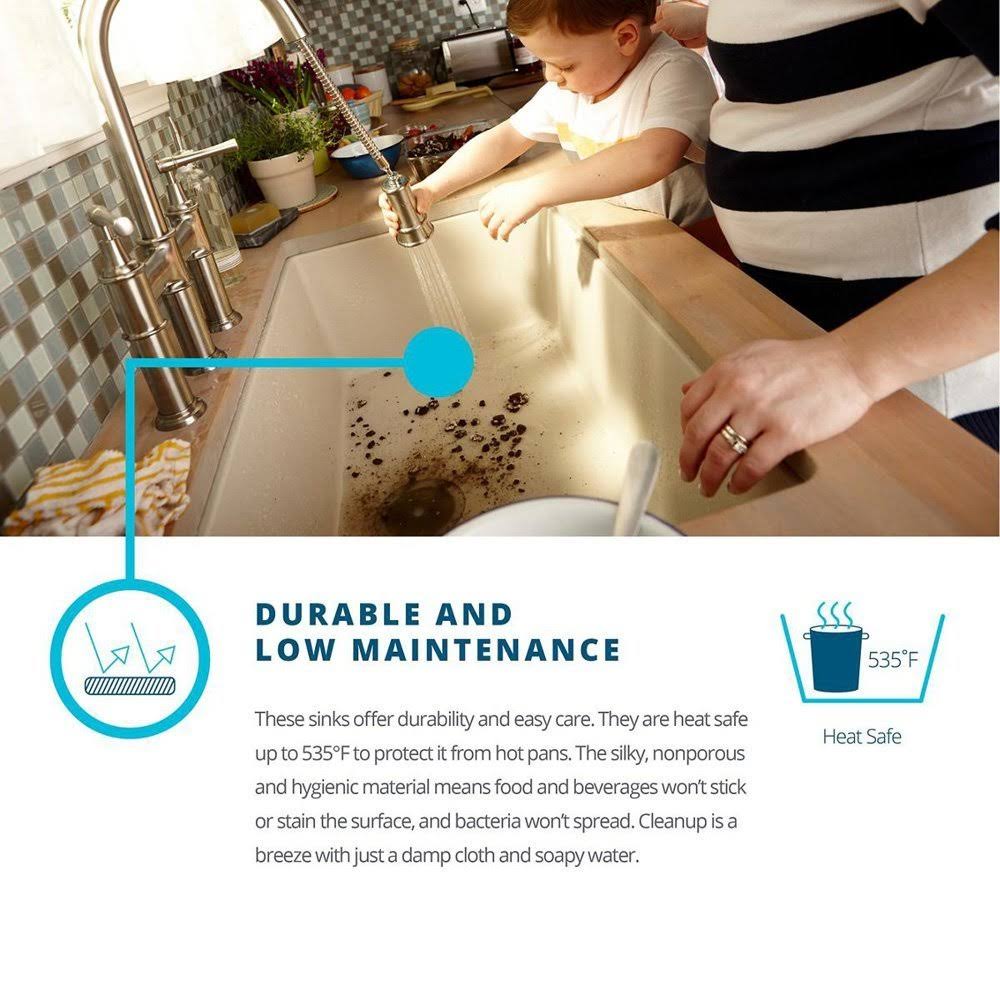 Putty Single Bowl Undermount Sink V2640