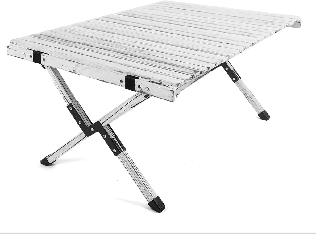 Wood Folding Portable Camping Table with Carrying Case C799
