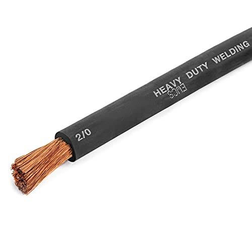 2/0 Gauge Welding Cable 600 Volt Black 25 Feet Q5139