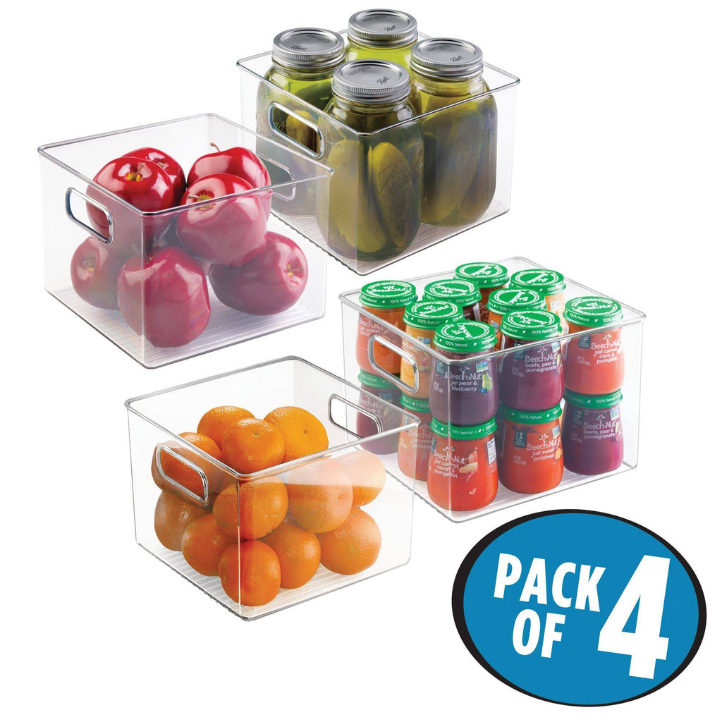 Clear 4 Pack Kitchen Pantry and Cabinet Storage W786