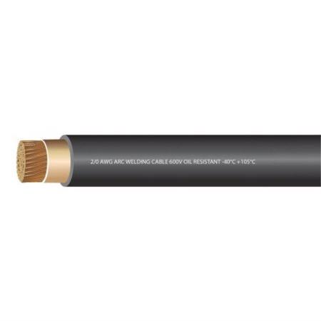 2/0 Gauge Welding Cable 600 Volt Black 25 Feet Q5139