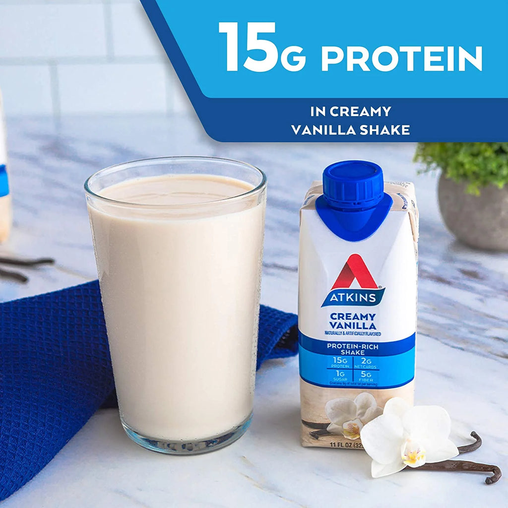 Creamy Vanilla Protein Shake -- 8 Shakes J415989