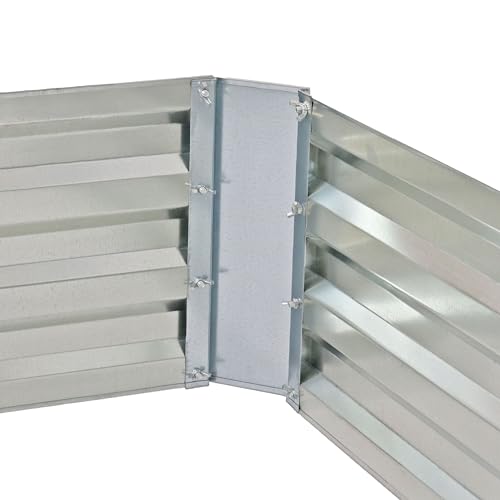 3 x 6 ft Galvanized Steel Rectangular Raised Garden Bed Z712