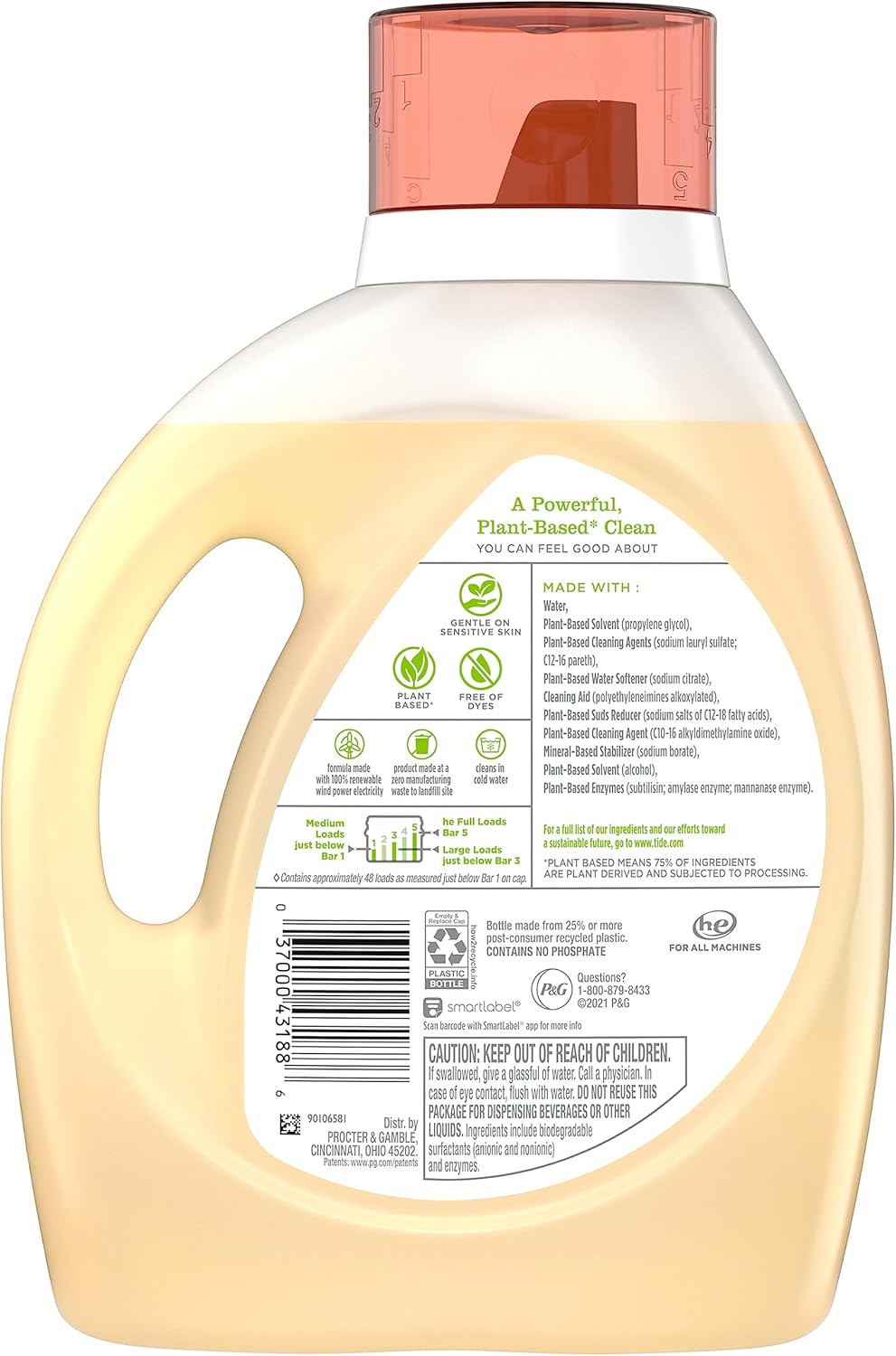 Unscented Liquid Laundry Detergent, 69 fl oz, 48 loads C9747