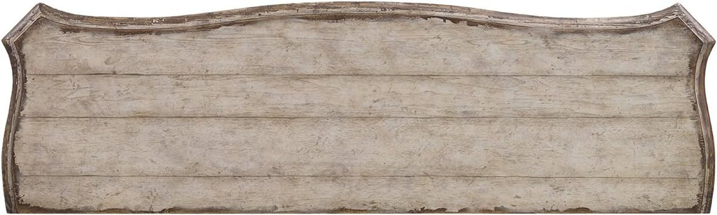 Distressed Vintage White 6 Drawer Dresser O2458
