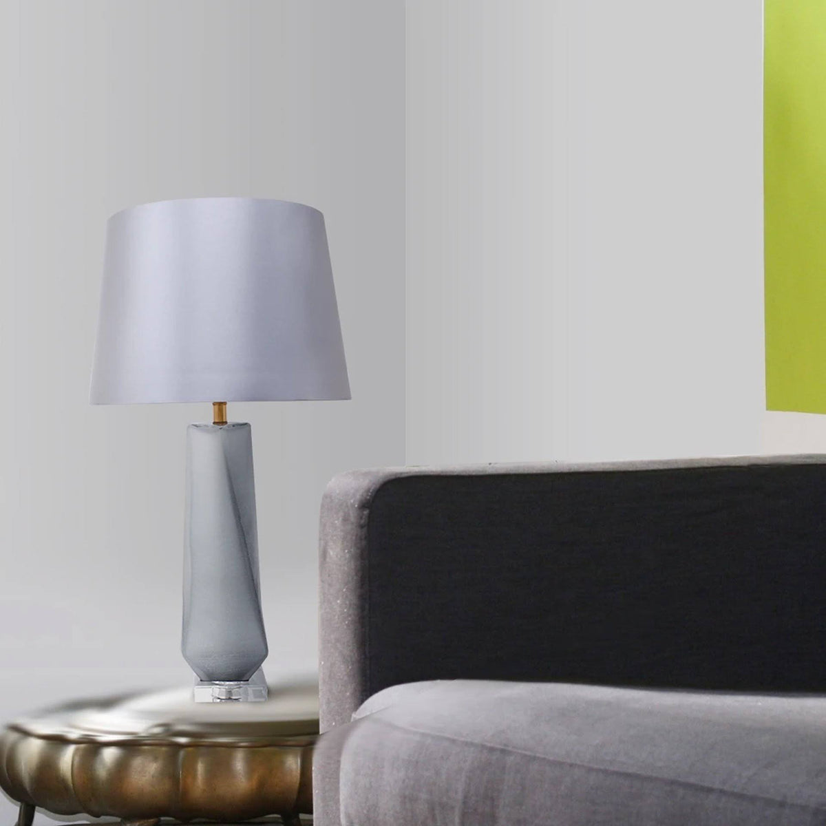 Smoke Grey Table Lamp Set of 2 Z619