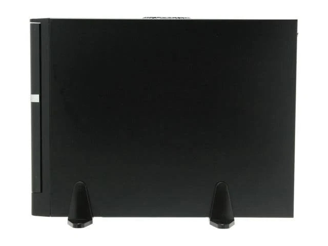 Black-Silver Slim MicroATX Case Q47085