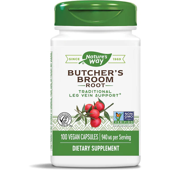 Butchers Broom Root 100 Capsules O786732