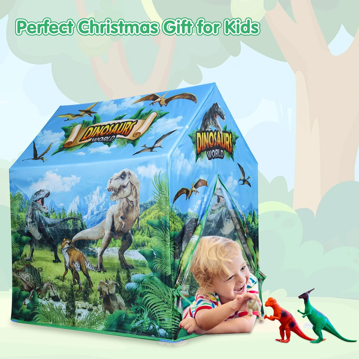 Dinosaur Kids Play Tent Playhouse W643681