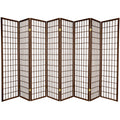 Walnut 8 Panel Shoji Screen R2449