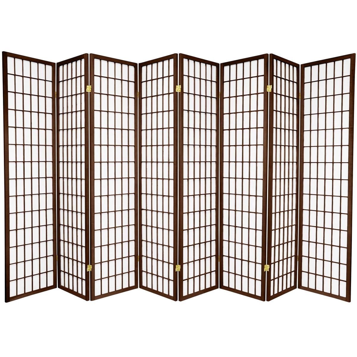 Walnut 8 Panel Shoji Screen R2449