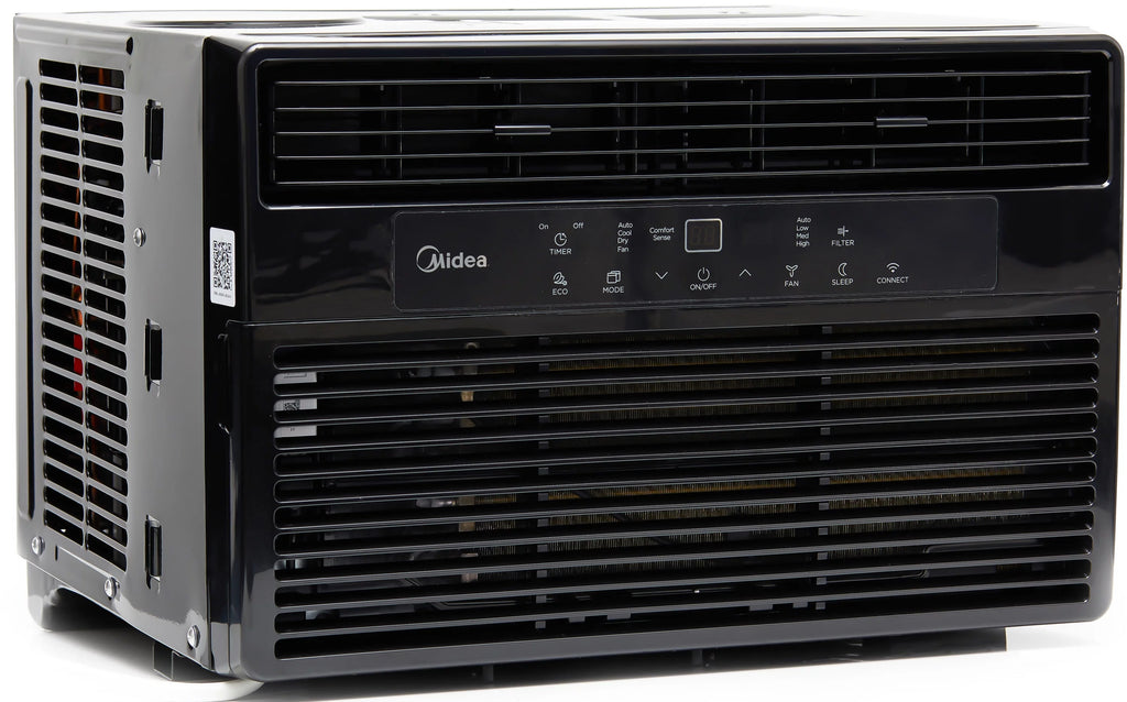 8,000 BTU 115V Smart Window Air Conditioner with Remote, Black X790754