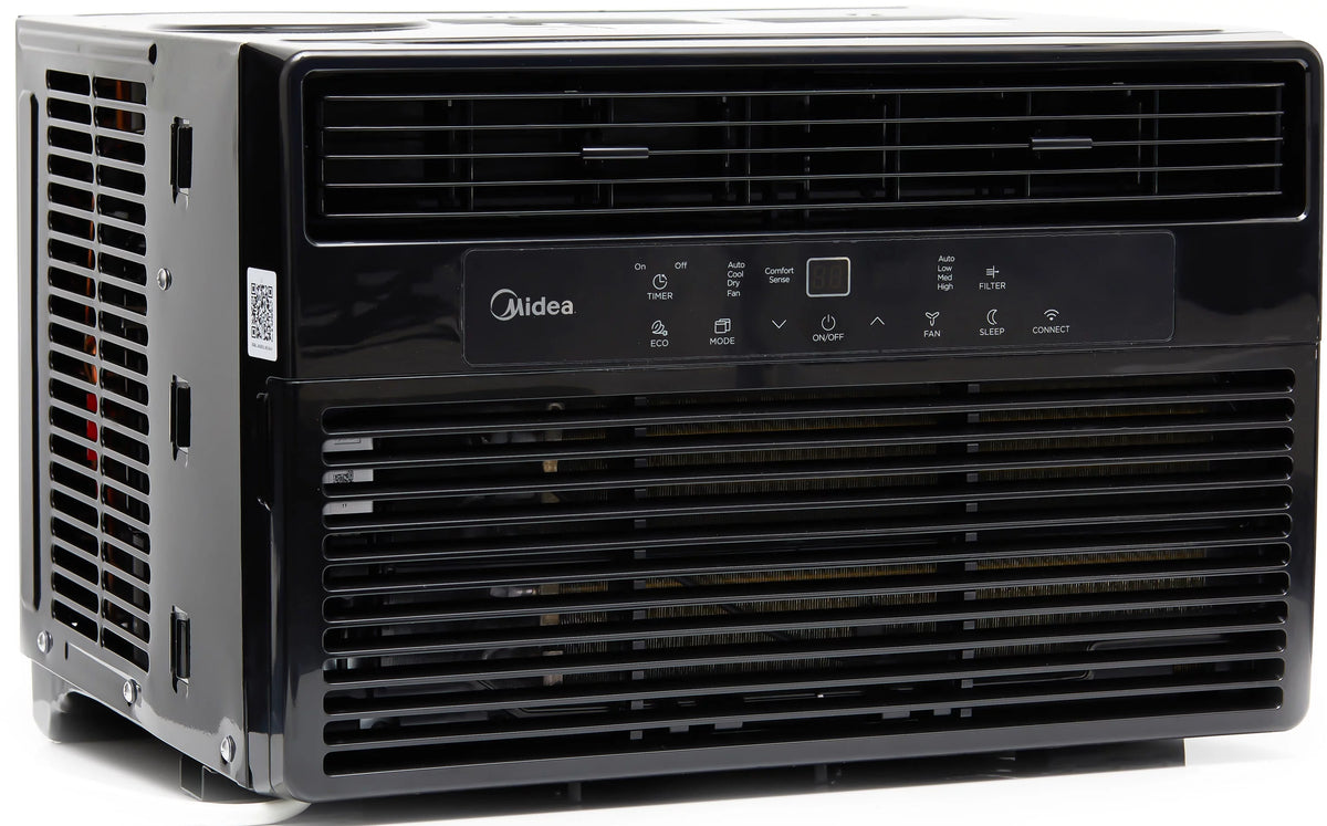 8,000 BTU 115V Smart Window Air Conditioner with Remote, Black X790754