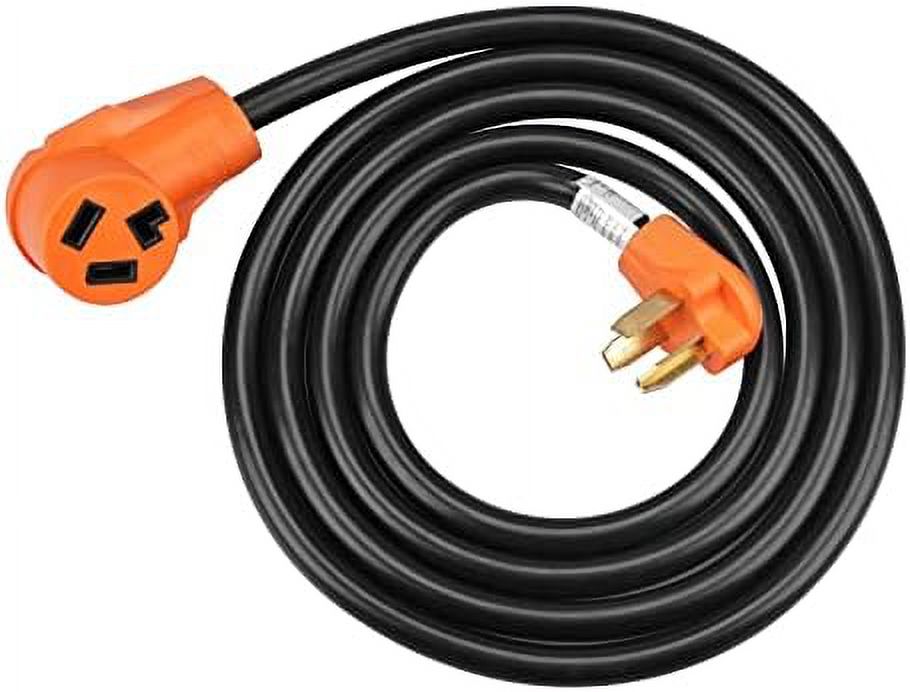3 Prong Dryer Cord, 30 Amp, 125V/250V, 10 Gauge, NEMA 10-30P to 10-30R, 25 Feet N1691